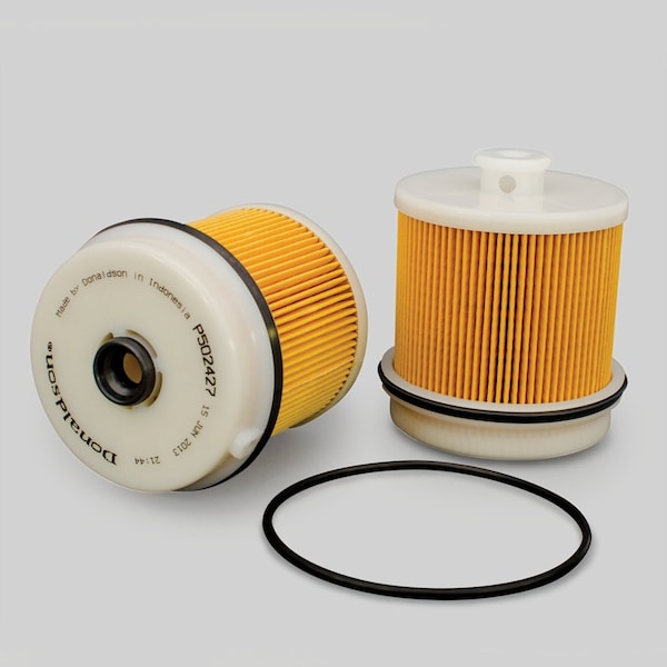 Donaldson Fuel Filter, Cartridge, Outer Dia 3.93 In. 100Mm Inner Dia 0.46 In. 12Mm Length 3.77 In. 96Mm P502427 - main